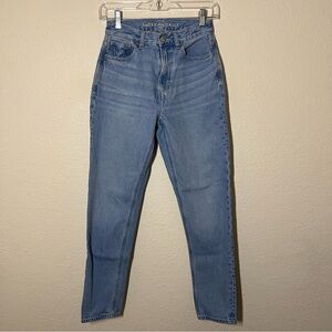 Women's American Eagle Mom Jeans Size 00 Regular High Rise